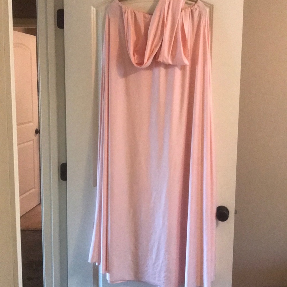 blush convertible bridesmaid dress